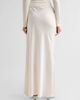 LAPOINTE Women's Lightweight Satin Asymmetric Maxi Skirt - 3