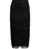 LaPointe Women's Metallic Fringe Midi-Skirt - 8