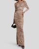LaPointe Women's Printed Jersey Off-The-Shoulder Maxi Dress - 2