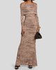 LaPointe Women's Printed Jersey Off-The-Shoulder Maxi Dress - 3
