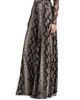 LAPOINTE Women's Python Print Mesh Wide-Leg Pants - 4