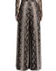 LAPOINTE Women's Python Print Mesh Wide-Leg Pants - 5