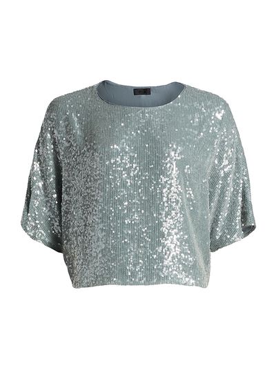 LaPointe Women's Re-Edition Sequin Relaxed-Fit T-Shirt