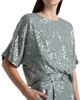 LaPointe Women's Re-Edition Sequin Relaxed-Fit T-Shirt - 6
