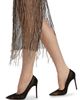 LaPointe Women's Rhinestone Fringe Midi-Skirt - 6