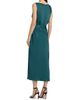 LaPointe Women's Satin Cowlneck Belted Midi-Dress - 5