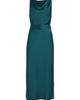 LaPointe Women's Satin Cowlneck Belted Midi-Dress - 8