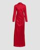 LAPOINTE Women's Satin Gathered Tab Gown - 6