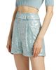 LaPointe Women's Sequined Belted Shorts - 4