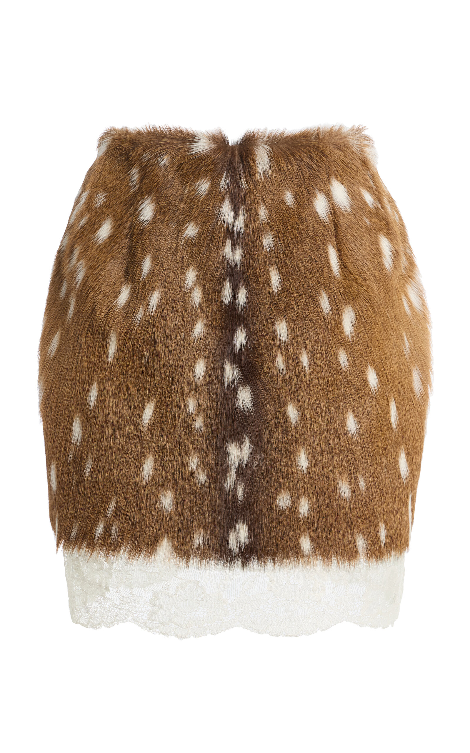 LaQuan Smith LaQuan Smith Calf Hair Mini Skirt