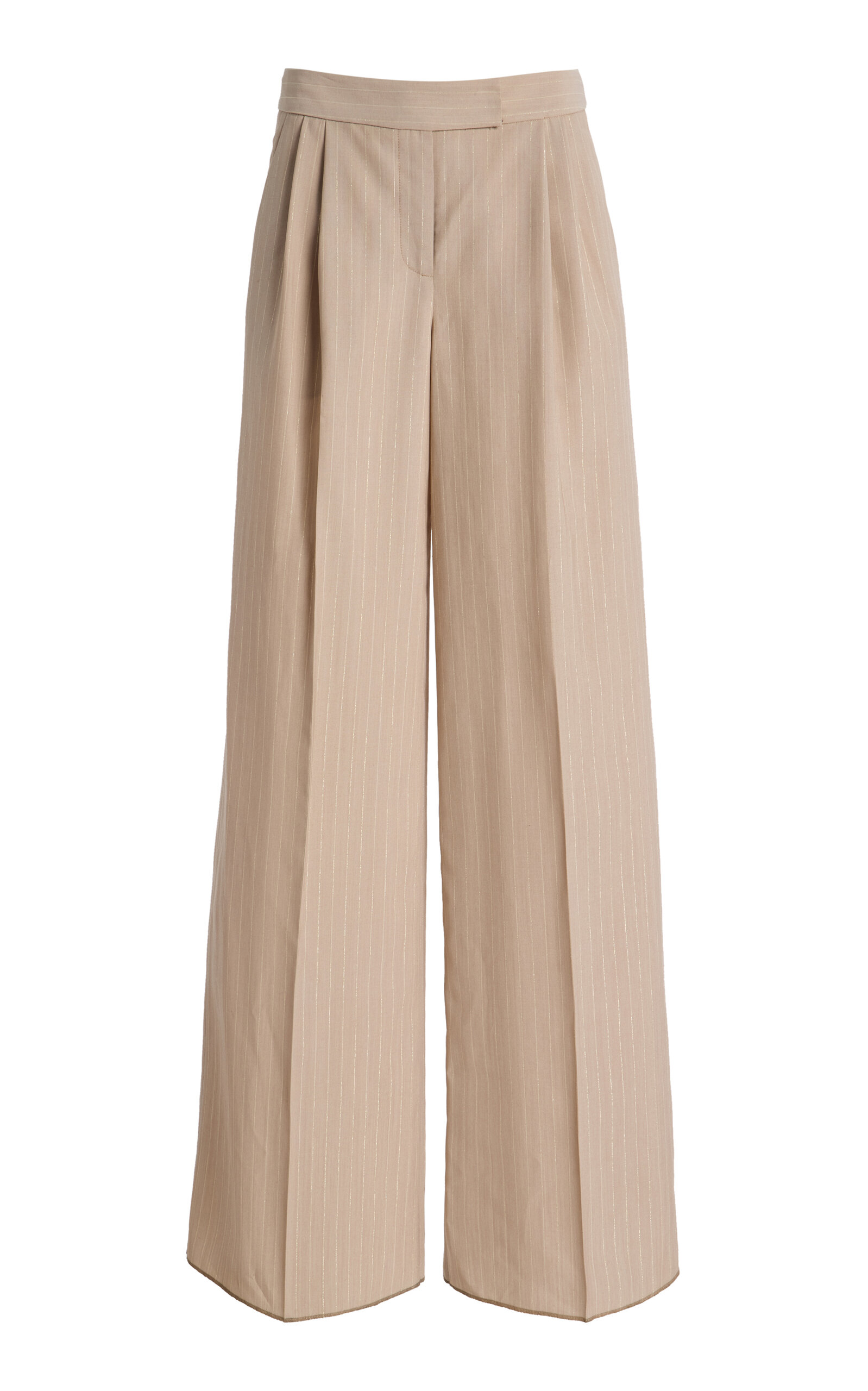 LaQuan Smith LaQuan Smith CreaseFront WideLeg Pants Neutral XL