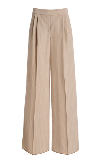 LaQuan Smith LaQuan Smith CreaseFront WideLeg Pants Neutral XL
