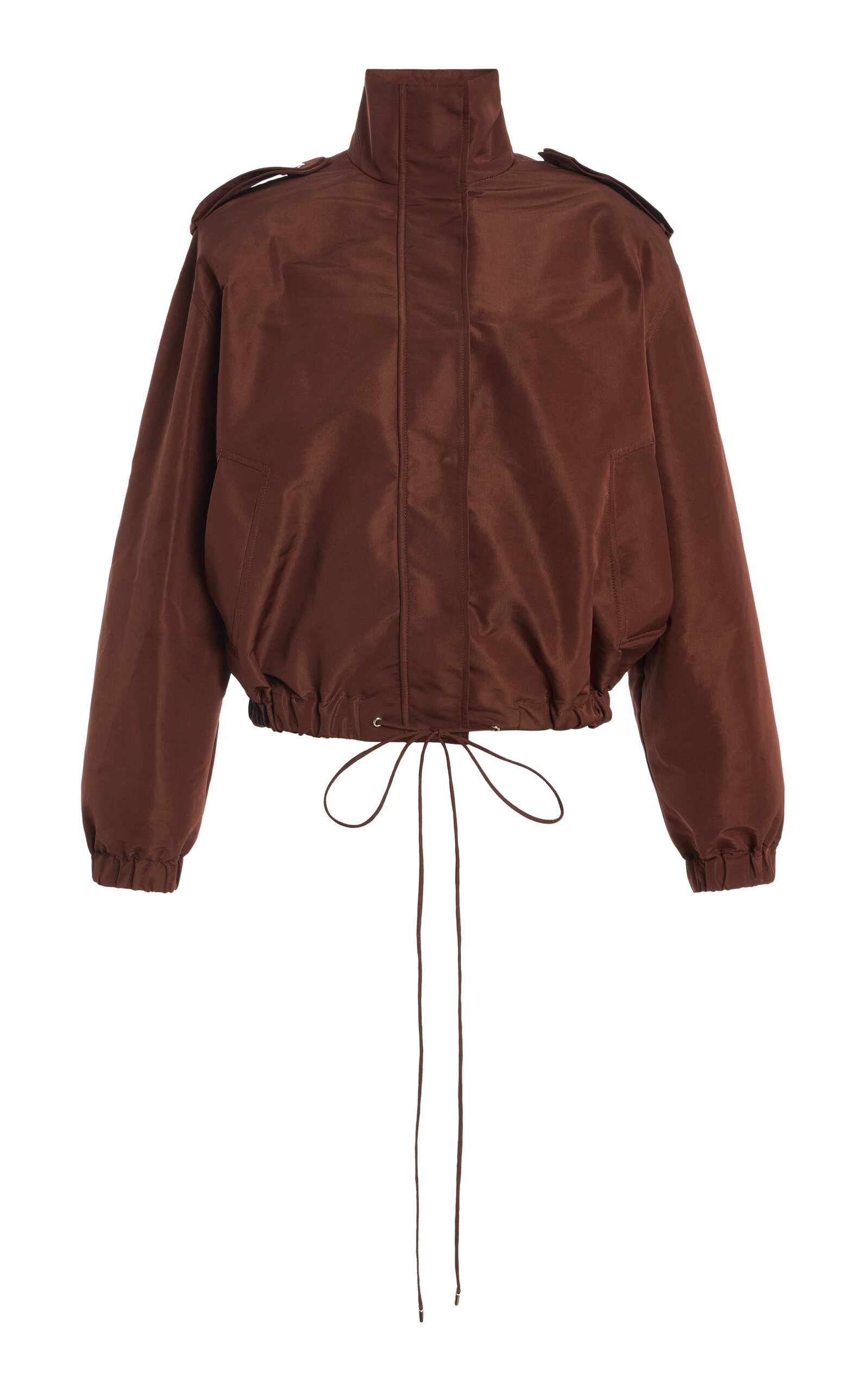 LaQuan Smith LaQuan Smith Exclusive Cropped Windbreaker
