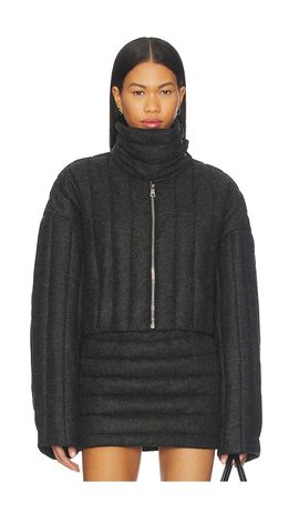 LaQuan Smith LaQuan Smith Funnel Neck Jacket