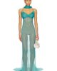 LaQuan Smith LaQuan Smith Gown With Neck Tie Detail - 1