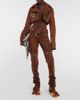 LaQuan Smith LaQuan Smith High-rise straight leather pants - 2