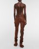 LaQuan Smith LaQuan Smith High-rise straight leather pants - 3