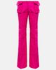 LaQuan Smith LaQuan Smith Low-rise satin cargo pants - 1