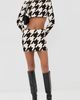 LaQuan Smith LaQuan Smith Low Rise Mini Skirt Black/White - 2
