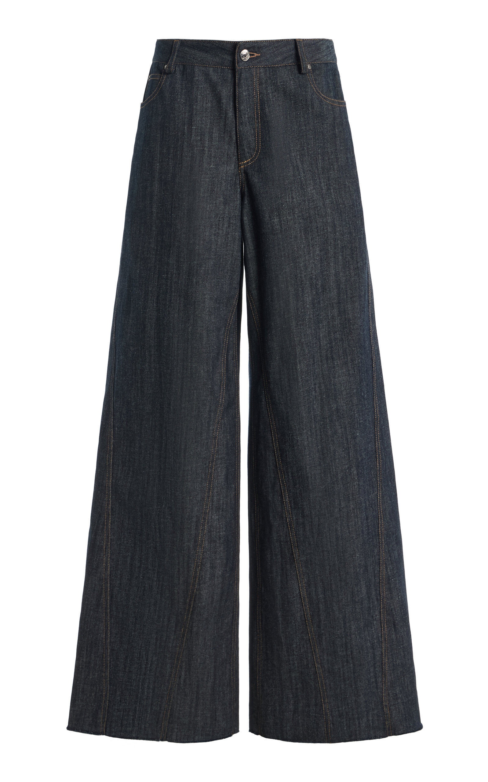 LaQuan Smith LaQuan Smith MidRise WideLeg Jeans