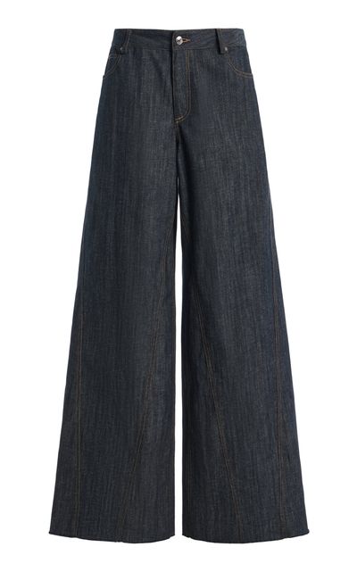 LaQuan Smith LaQuan Smith MidRise WideLeg Jeans