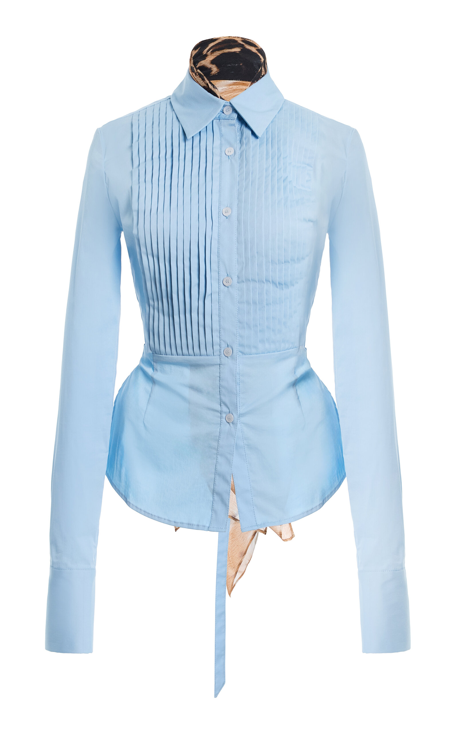 LaQuan Smith LaQuan Smith OpenBack Tuxedo Shirt