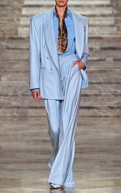LaQuan Smith LaQuan Smith Oversized Double Breasted Blazer