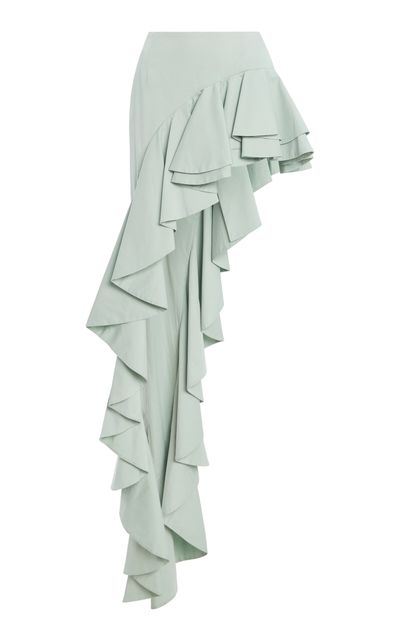 LaQuan Smith LaQuan Smith Tiered Ruffle Mini Skirt