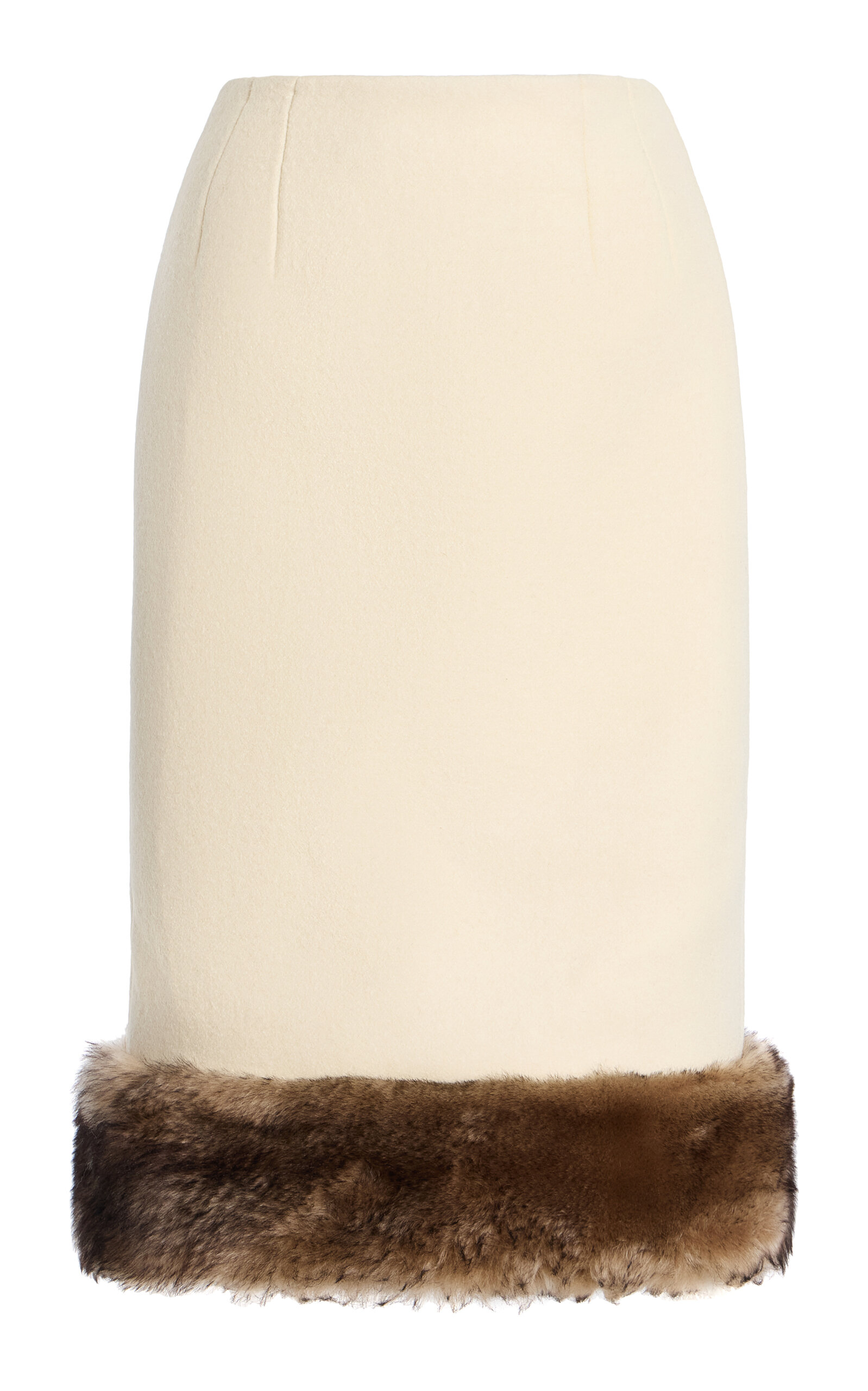 LaQuan Smith LaQuan Smith Wool Pencil Skirt