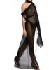 LaQuan Smith Women's Draped Scarf Gown - 2