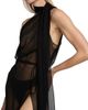 LaQuan Smith Women's Draped Scarf Gown - 6