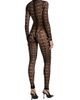 LaQuan Smith Women's Houndstooth Sheer Jumpsuit - 5