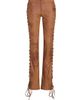 LaQuan Smith Women's Lace-Up Side Skinny Pants - 1