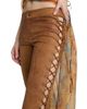 LaQuan Smith Women's Lace-Up Side Skinny Pants - 6