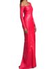LaQuan Smith Women's Leather Off-The-Shoulder Gown - 4