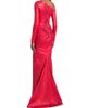 LaQuan Smith Women's Leather Off-The-Shoulder Gown - 5