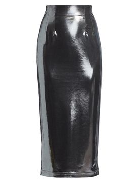 LaQuan Smith Women's Metallic Body-Con Midi-Skirt