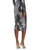LaQuan Smith Women's Metallic Body-Con Midi-Skirt - 5