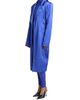 LaQuan Smith Women's Peak-Lapel Satin Evening Coat - 4
