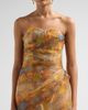 LaQuan Smith Women's Printed Asymmetric Strapless Mini Dress - 5