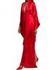 LaQuan Smith Women's Satin Caftan-Sleeve Gown - 2