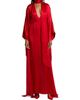 LaQuan Smith Women's Satin Caftan-Sleeve Gown - 3