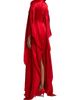 LaQuan Smith Women's Satin Caftan-Sleeve Gown - 5