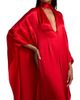 LaQuan Smith Women's Satin Caftan-Sleeve Gown - 6