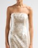 LaQuan Smith Women's Strapless Lace-Up Corset Gown - 5