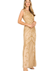 LARA New York LARA New York Beaded Cap Sleeve Sheath Gown - 1
