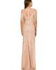 LARA New York LARA New York Beaded Fringe Illusion Dress with Cap Sleeves - 2