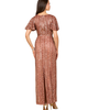 LARA New York LARA New York Beaded Gown with Flutter Sleeves - 2