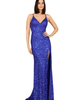 LARA New York LARA New York Beaded V Neck Dress with Slit - 3