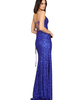 LARA New York LARA New York Beaded V Neck Dress with Slit - 5